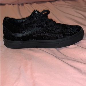 Black Velvet Vans